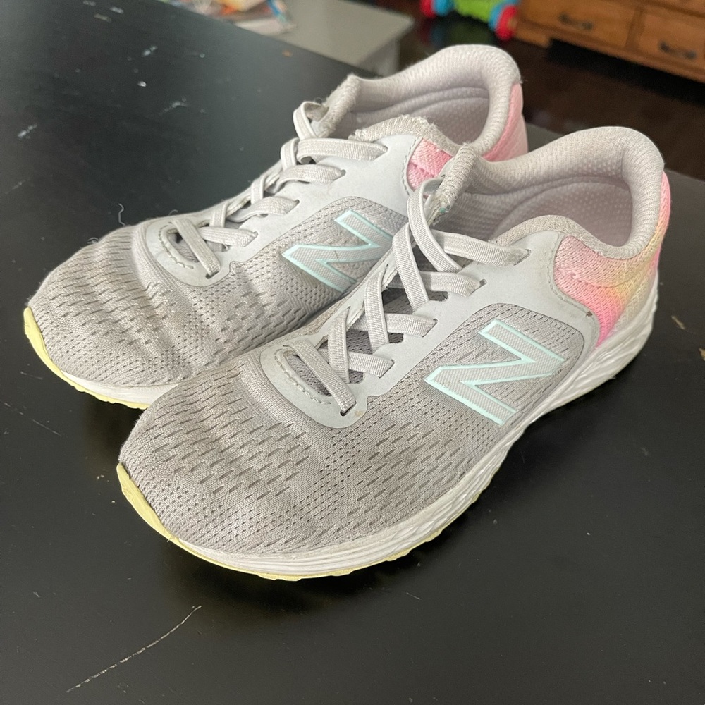 New Balance, girls 2.0, gray-